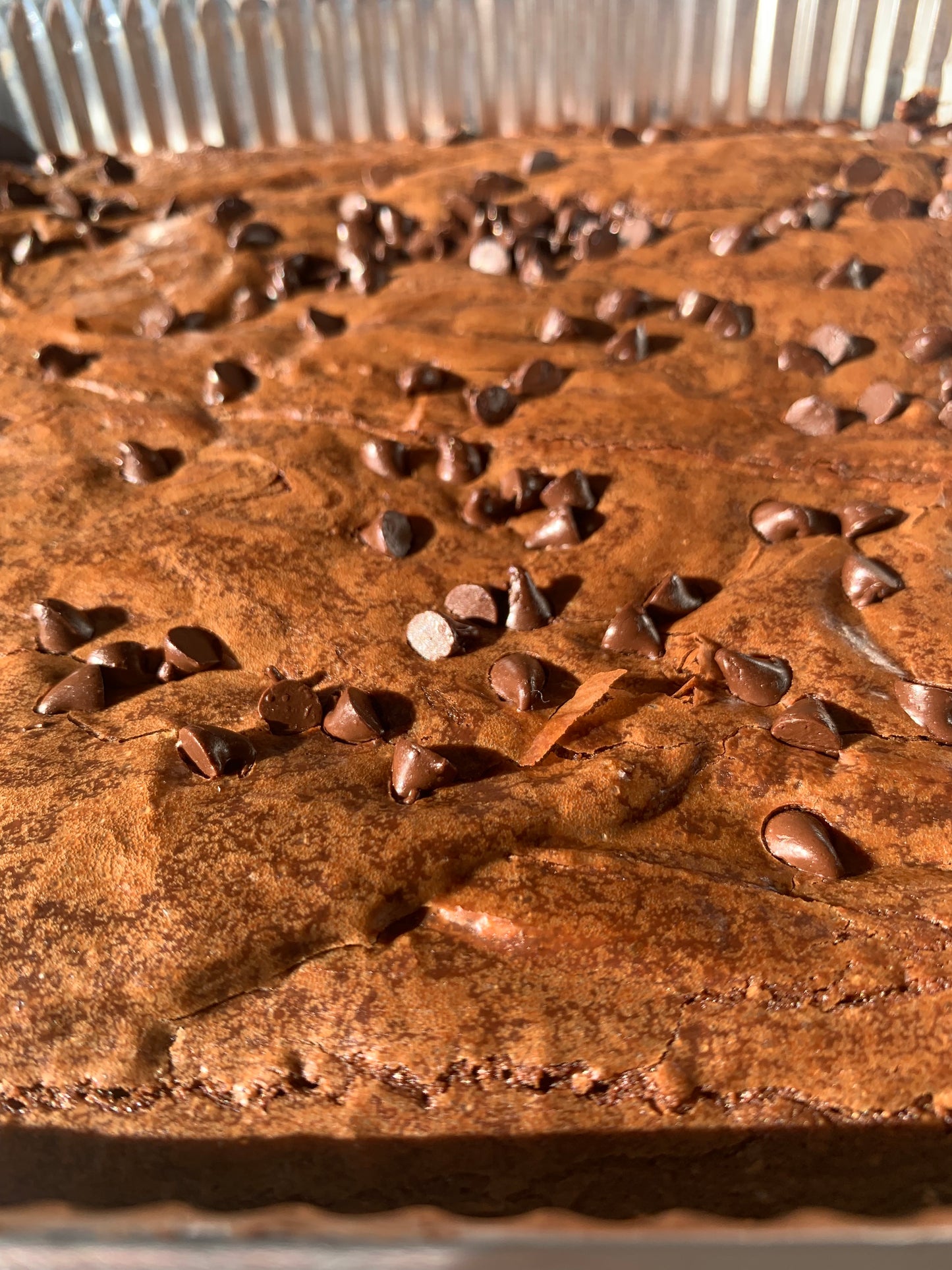 Brownie Choc. & Pépites / ENTIER ! 9 parts