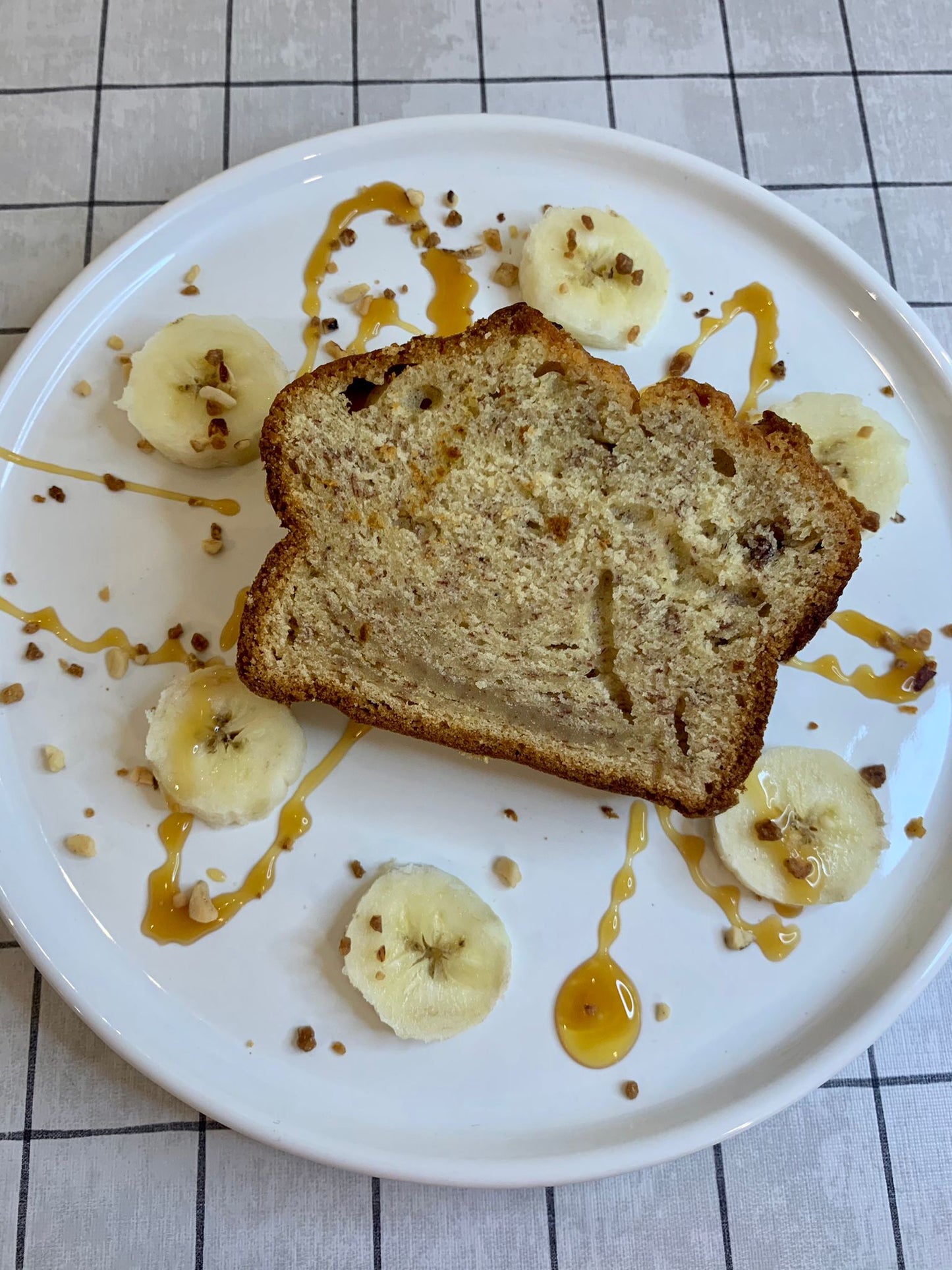 Banana bread nature / 6 parts